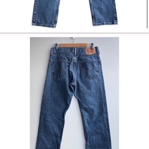 Levis 505 Straight Jeans Blue Size 29